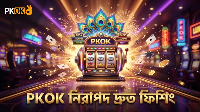 PKOK প্ল্যাটফর্মে নিরাপদ ও দ্রুত জ্যাকপট ফিশিং অভিজ্ঞতা নিশ্চিত।