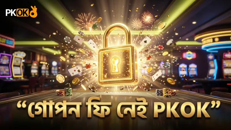 PKOK উইথড্রয়ালে গোপন ফি নেই, সুরক্ষিত লেনদেন বজায় রাখুন।