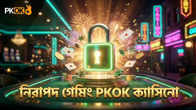 PKOK ক্যাসিনোতে নিরাপদ ও নির্ভরযোগ্য গেমিং অভিজ্ঞতা নিশ্চিত করে।