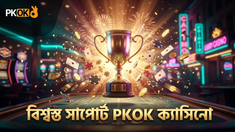 PKOK ক্যাসিনোর লাইসেন্স ও সাপোর্ট প্লেয়ারদের বিশ্বাস জাগায়।